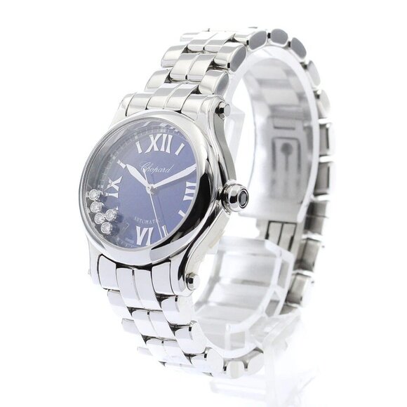 Chopard Happy sports 278573-3017 5PDiamond Navy Dial Automatic Ladies_885346 - Picture 1 of 7